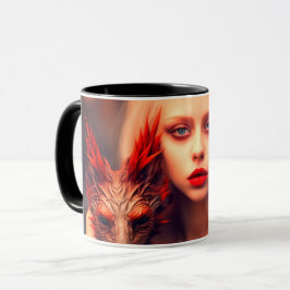 Lady und Kreatur Tasse