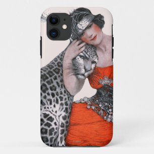 Lady und Leopard Case-Mate iPhone Hülle