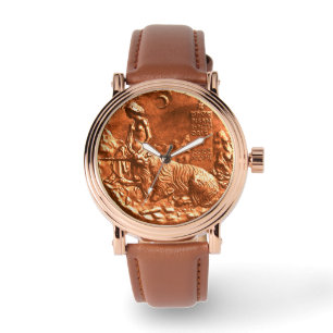 LADY UND Medallion des Mittelalters Armbanduhr