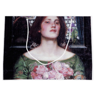 Lady und Rose, John William Waterhouse Große Geschenktüte
