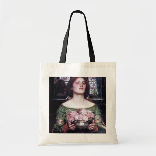 Lady und Rose, John William Waterhouse Tragetasche (Vorne)