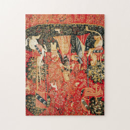 LADY UND UNICORN Riech, Löwe, Blume, Tiere