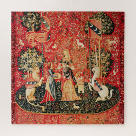LADY UND UNICORN Riech, Löwe, Blume, Tiere