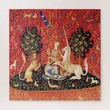 LADY UND UNICORN Sight, Lion, Blume, Tiere