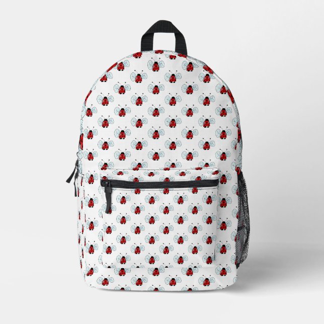 Lady-Vogel Bedruckter Rucksack (Vorderseite)