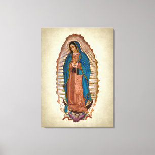 Lady von Guadalupe Leinwanddruck