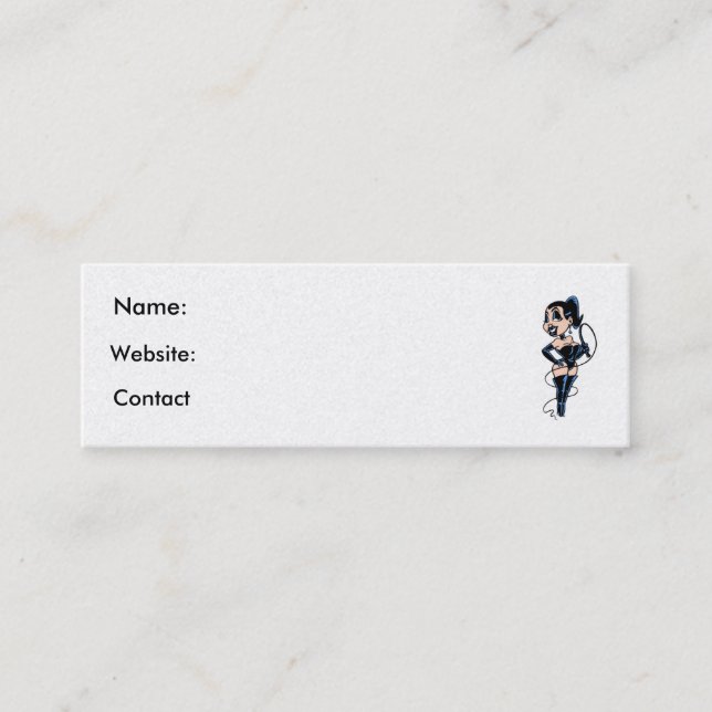 Lady Whip Visitenkarte (Vorderseite)