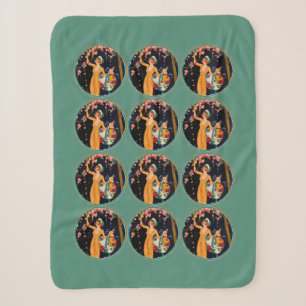 Lady Yellow Dress Picking Kirry Blossoms Circles Sherpadecke