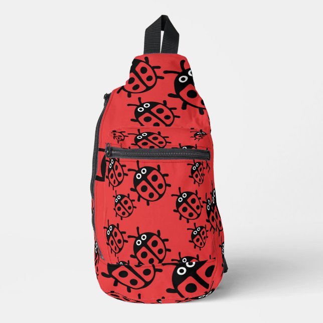 Ladybird-Familie Crossbody Bag (Vorderseite)