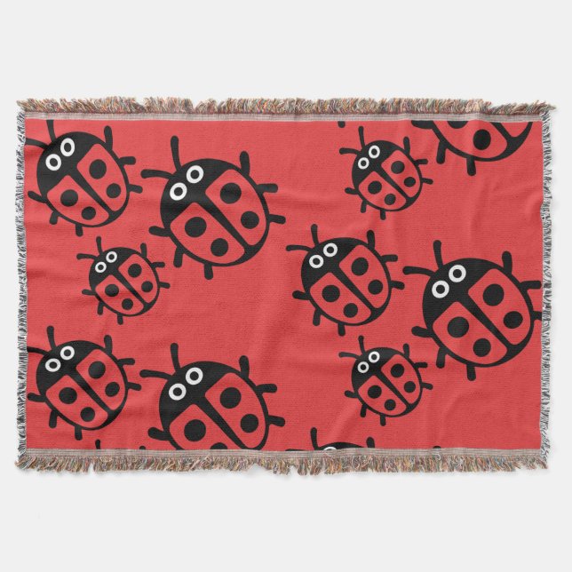 Ladybird-Familie Decke (Vorderseite)