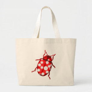 Ladybird Lady Bug Garening Geschenke Jumbo Stoffbeutel