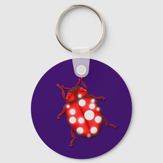 Ladybird Lady Bug Garening Geschenke Schlüsselanhänger (Vorderseite)