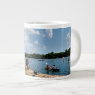 Ladybird Lake Rowing Dock - Austin Texas Jumbo-Tasse