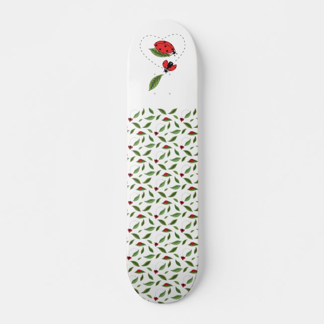 Ladybird-Muster Zeichnend Skateboard (Vorne)