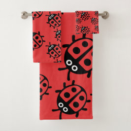 Ladybird und Ladybug Badhandtuch Set