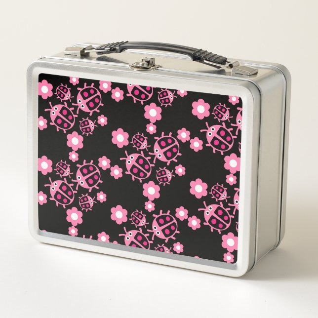 Ladybird und Ladybug Metall Brotdose (Vorderseite)