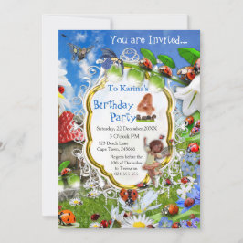 LADYBIRDS UND BUTTERFLIS EINLADUNG