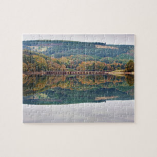 Ladybower Reservoir im Derbyshire-Andenken-Foto