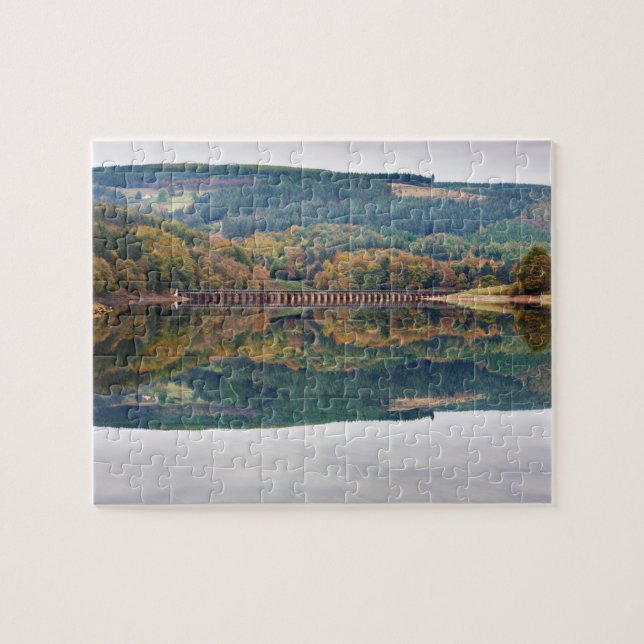 Ladybower Reservoir im Derbyshire-Andenken-Foto (Horizontal)