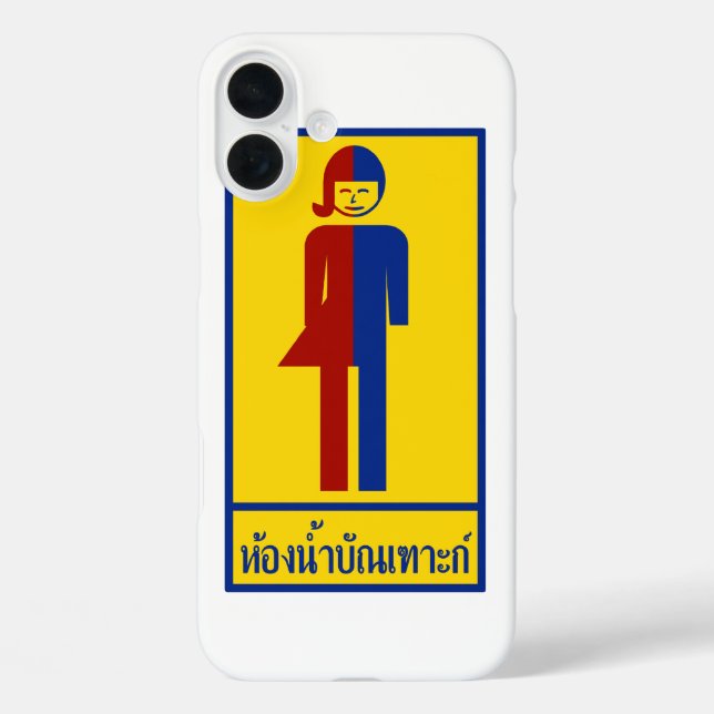 Ladyboy/Tomboy-Toilette ⚠ thailändisches ⚠ iPhone 16 Plus Hülle (Rückseite)