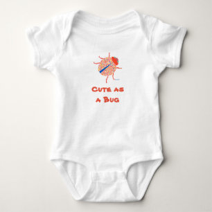 Ladybug 1-teilige Baby Bodysuit Strampler