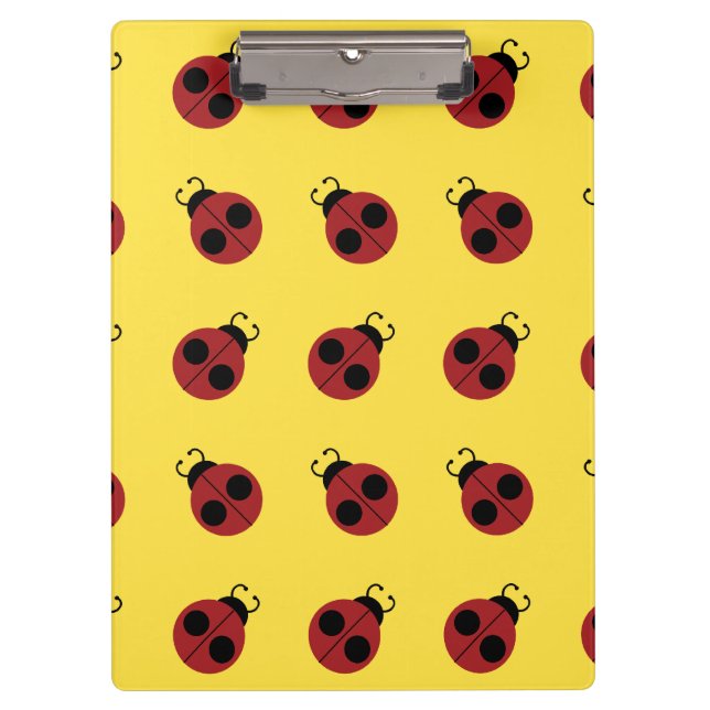 Ladybug 60er Retro cool Klemmbrett (Vorderseite)