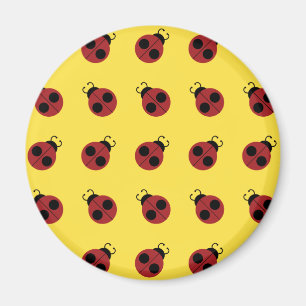 Ladybug 60er Retro cool Magnet