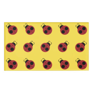 Ladybug 60er Retro cool Namenschild