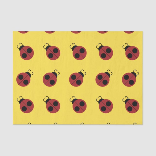 Ladybug 60er Retro cool Seidenpapier (Vorderseite)