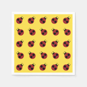 Ladybug 60er Retro cool Serviette