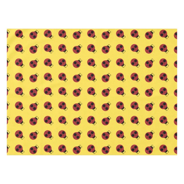 Ladybug 60er Retro cool Tischdecke (Vorderseite (Horizontal))