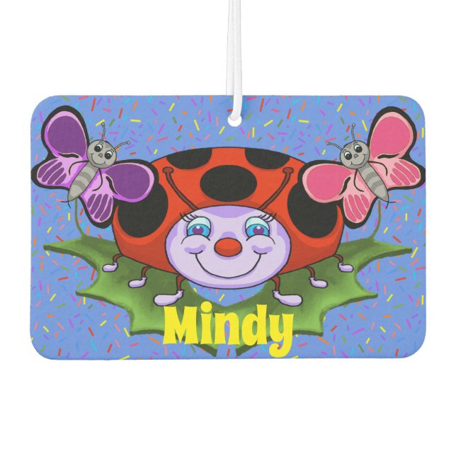 Ladybug Air Freshener Autolufterfrischer (Vorderseite)