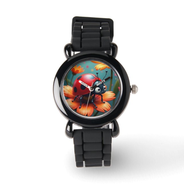 Ladybug Armbanduhr (Vorderseite)