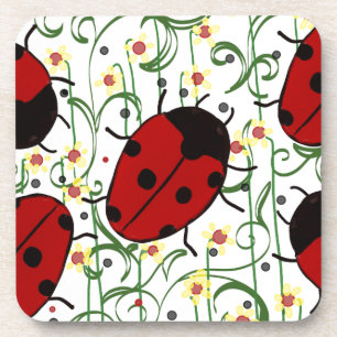 Ladybug Art Getränkeuntersetzer