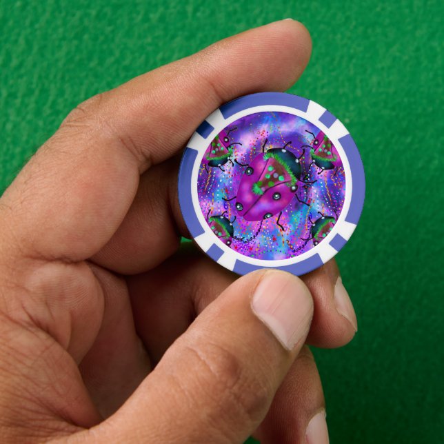 LADYBUG ART POKERCHIPS (Hand)