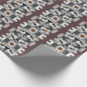 Ladybug auf Dogwood Blume Natur Personalisiert Geschenkpapier