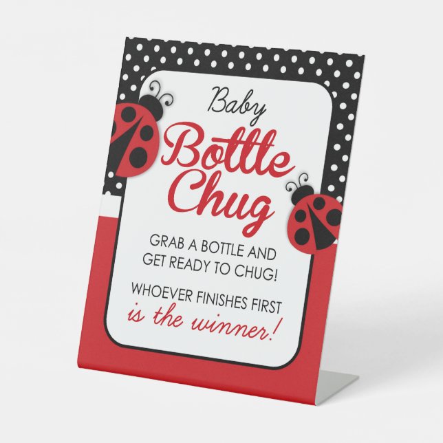Ladybug Baby Bottle Chug Duschgel Spiel Sockelschild (Vorderseite)