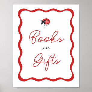 Ladybug Baby Duschbücher und Geschenke Zeichen Poster