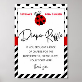 Ladybug Baby Duschzeichen Poster