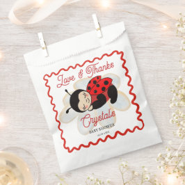 Ladybug Babydusche niedliche Schlafkäfer Geschenktütchen