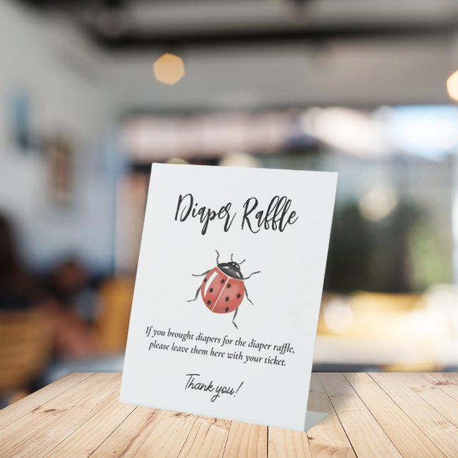 Ladybug Babydusche Windelwaschmaschine Sockelschild (Von Creator hochgeladen)