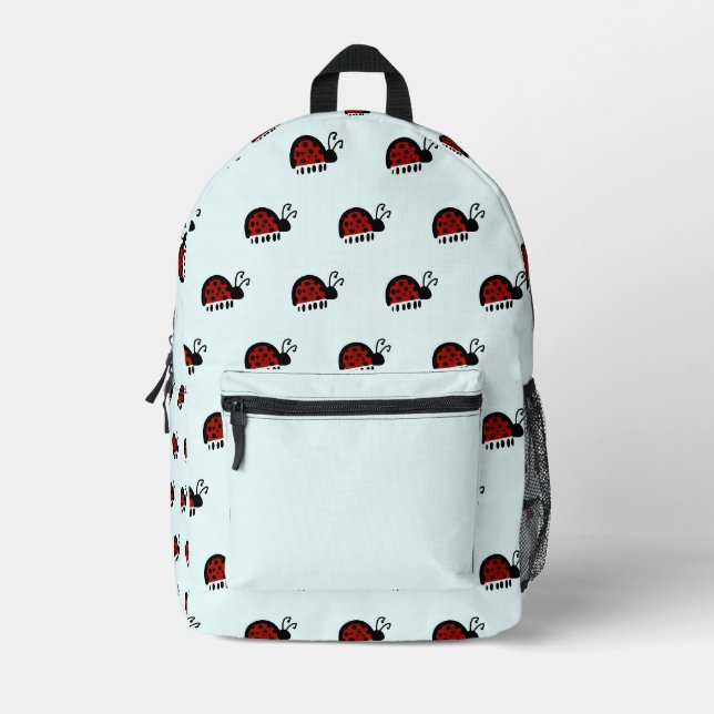 Ladybug Bedruckter Rucksack (Vorderseite)