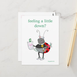 Ladybug bekommt gute Postkarte