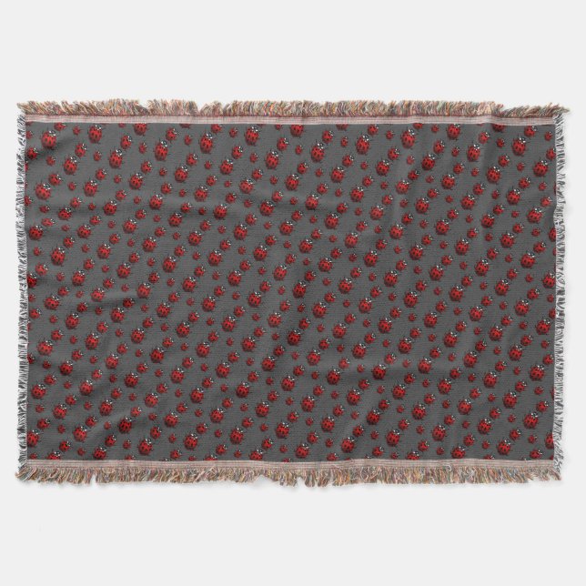 Ladybug Blanket Ladybug / Ladybird Throw Blankets Decke (Vorderseite)