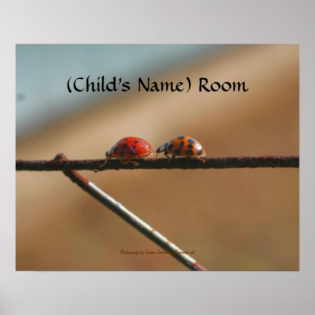 Ladybug Buddies Kids Room Poster mur personnalisé (Devant)