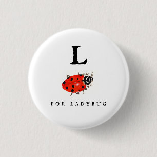 Ladybug Button
