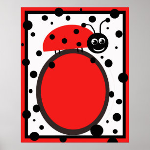 Ladybug Canvas Print Poster