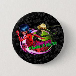 Ladybug & Cat Noir Gemeinsam Button