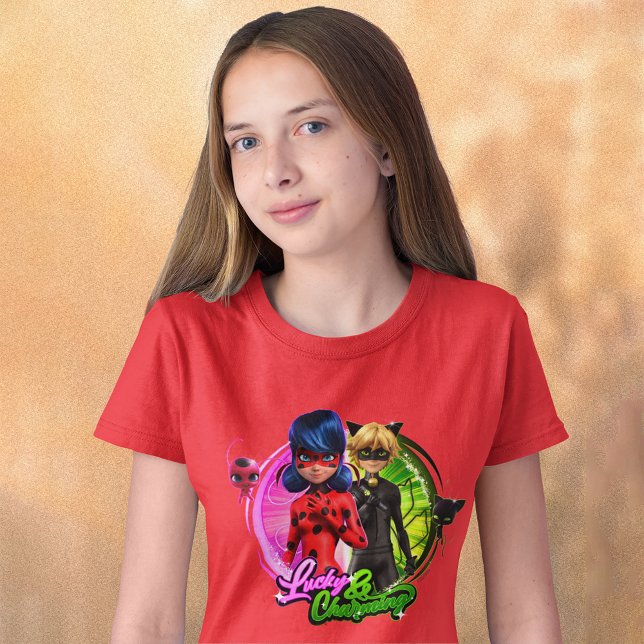 Ladybug & Cat Noir | Glück & Charme T-Shirt (Von Creator hochgeladen)