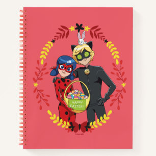 Ladybug & Cat Noir Osterkörbe Notizbuch